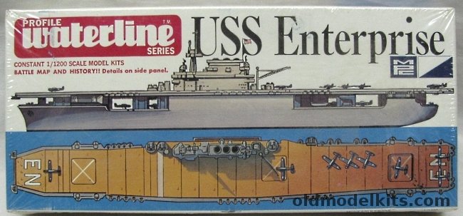 MPC 1/1200 USS Enterprise CV-6 Aircraft Carrier - Profile Waterline Series, 2-4003-110 plastic model kit